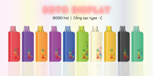 Soto Deluxe 23000 Puffs Disposable Vape In Dubai Uae