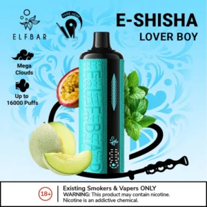 ELFBAR E-Shisha 16000 PUFFS DISPOSABLE VAPE Ultimate DTL Experience